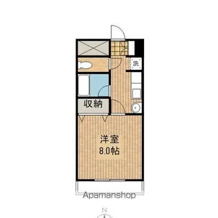 エムズシャルマン【105号室】の間取り