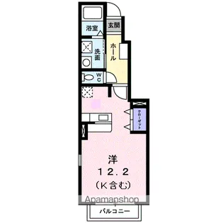 ミッテ・クラール【1階】の間取り