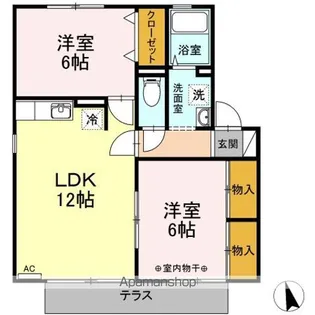 ボナール21 B【1階】の間取り