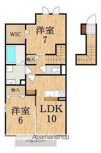 プラム ガーデン【2階】の間取り