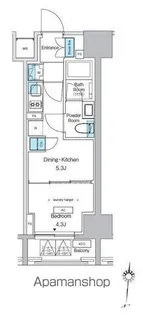 プレディアコート錦糸町スカイビュー【14階】の間取り