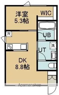 CITY FIRST(シティーファースト)【101号室】の間取り