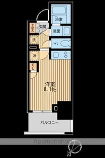レジディア川崎【11階】の間取り