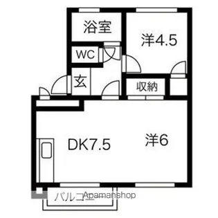 ニューシティコーポラス【4階】の間取り