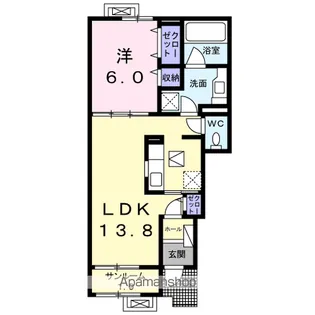 ハルモニアー【1階】の間取り