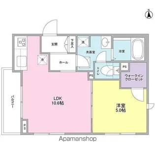 フォレナ等々力【3階】の間取り