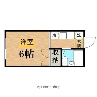 土方ハイツ南平【102号室】の間取り