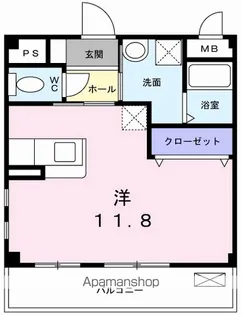パステル・ベル【1階】の間取り