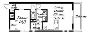 コージーコート膳所【203号室】の間取り