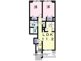 クリザンテーム Ⅱ【1階】の間取り