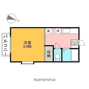 福富ハイツ【202号室】の間取り