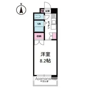 ジョイフル第2朝生田【6階】の間取り