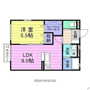 リブレスト【102号室】の間取り