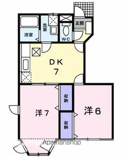 レジオン ドヌールⅡ【1階】の間取り