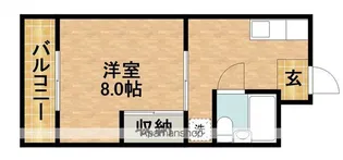 ハイツベア細江【1階】の間取り