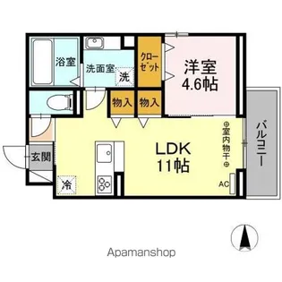 SERENOM(セレノム)【3階】の間取り