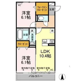 LUMINA(ルミナ)【2階】の間取り