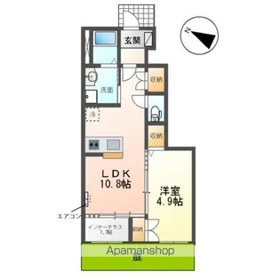 ブルー スカイ(BLUE SKY)【1階】の間取り