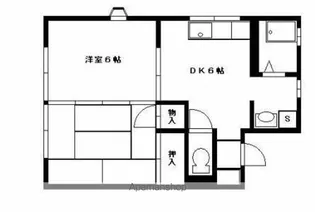 セジュール池端A棟【102号室】の間取り