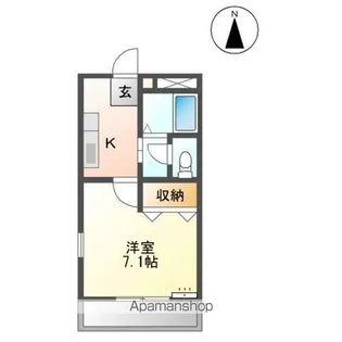 コンフォール【2階】の間取り