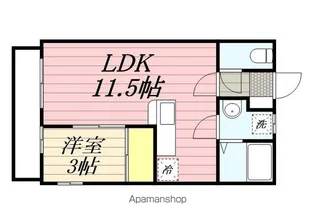 シャルマンコート【202号室】の間取り