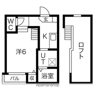 STAGE N 今池【202号室号室】の間取り