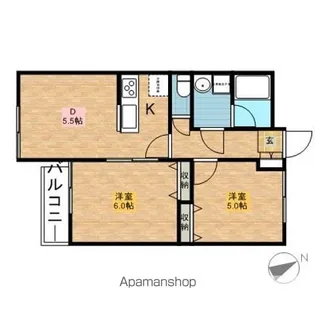 アーバニズム71【1階】の間取り