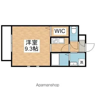 リーベン瑞陽【201号室】の間取り