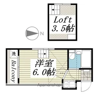 ジュネパレス柏第03【2階】の間取り