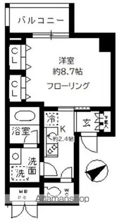 ベル ドミール 目黒【5階】の間取り