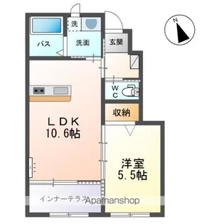 オネット【1階】の間取り