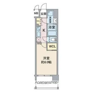 THAMES GARDEN PLACE【12階】の間取り