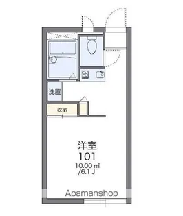 レオパレスMILE STONE【203号室】の間取り