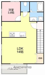 北山壱番館【2階】の間取り