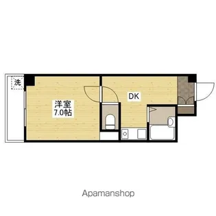 青木ビル【302号室】の間取り