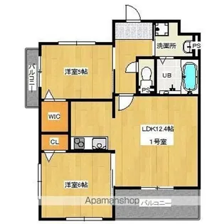 PHOENIX粕屋【1階】の間取り