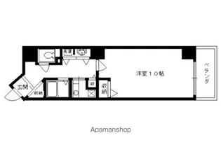 ビレイユ眞英河原町【8B号室】の間取り