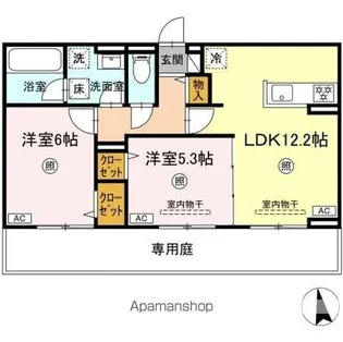 Chouette【1階】の間取り