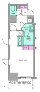 レジディア九段下【12階】の間取り