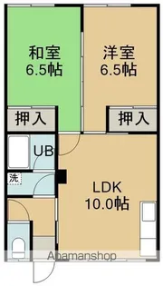 クニハイツ【102号室】の間取り