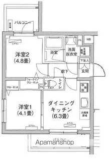 アイルグランデ向島【3階】の間取り