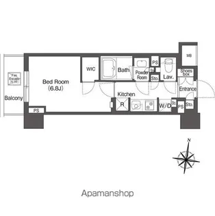 コンフォリア森下リバーサイド【3階】の間取り