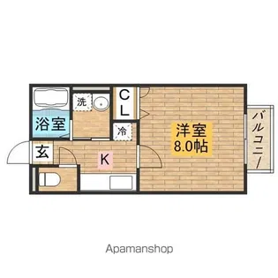 グランドソレイユ【101号室】の間取り