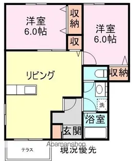 プリーマ クラッセA【101号室】の間取り