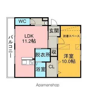 子持松コーポ【3階】の間取り