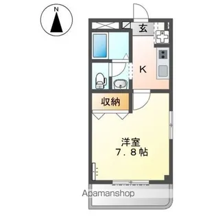 フレグランス赤池【1階】の間取り