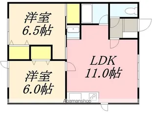 アビタシオン日吉が丘【101号室】の間取り