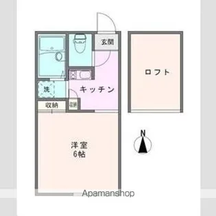 ノース・ドール【2階】の間取り