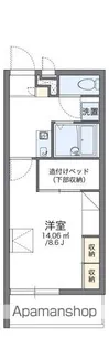 レオパレスブロン シャトレ【306号室】の間取り