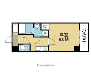 UーRO玉造Ⅱ【5階】の間取り